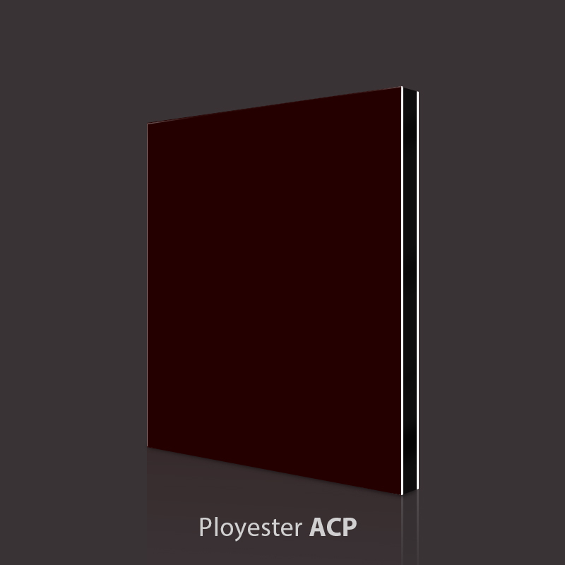 Coffee Red Aluminum Composite Panel