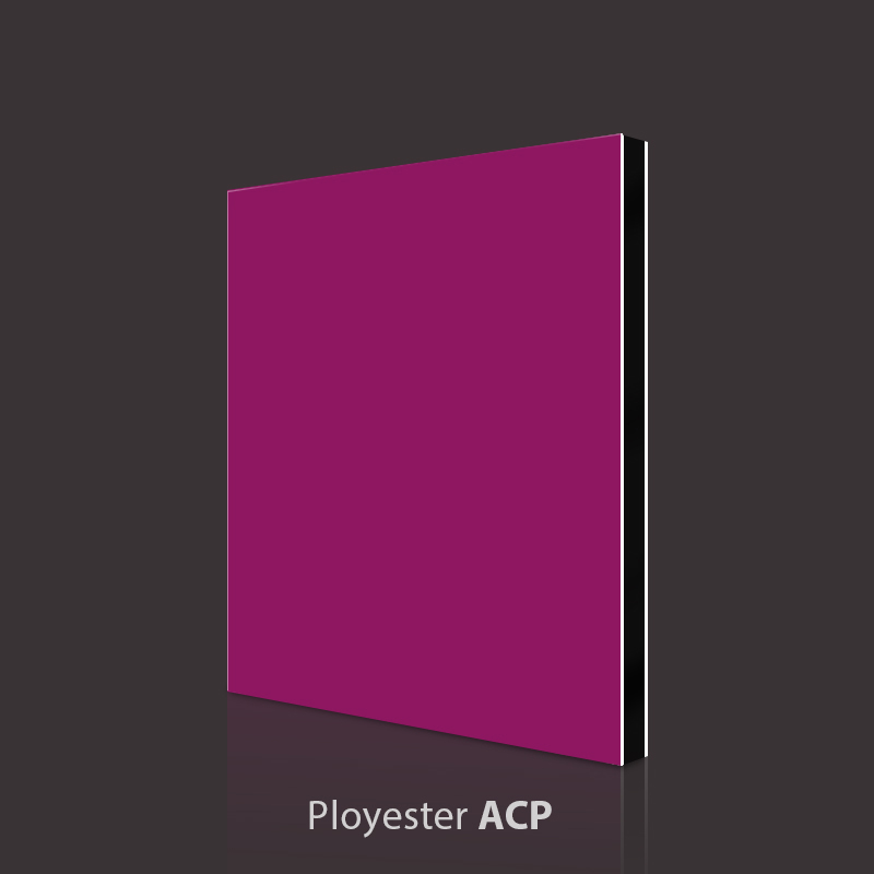 Purple Aluminum Composite Panel