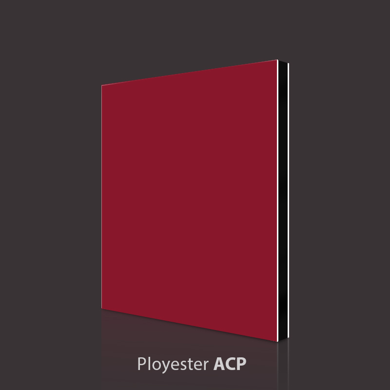 Rose Red Aluminum Composite Panel